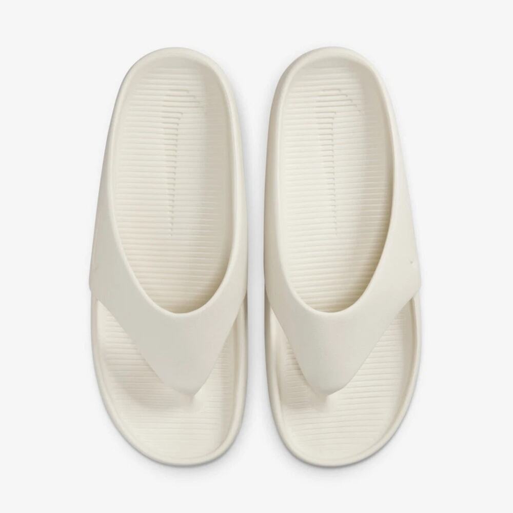 Nike Women's Calm Flip Flop Sandals Slides Sea Glass White Size 8 NWB - Picture 3 of 7